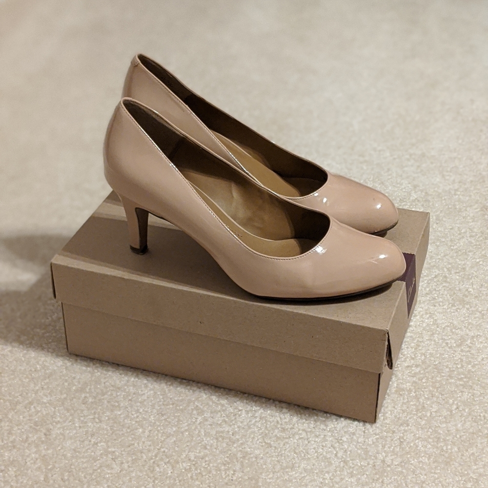 Clarks Arista Abe Nude Heels 9